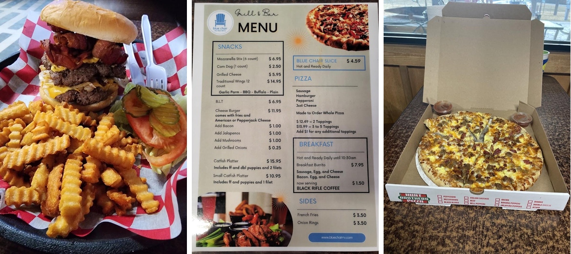 The Oak Cafe Menu